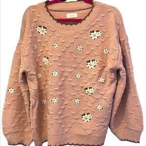 Sweater with Flowers
